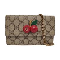 [Pre-Owned] 3D Cherry Decorated Logo Chain Bag - Good #U1FTXD ONE SIZE