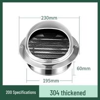 Stainless Steel Outdoor Wall Vent Cap