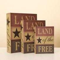 Retro Simulation Book Storage Box - Creative Bookshelf and TV Cabinet Ornament Small
