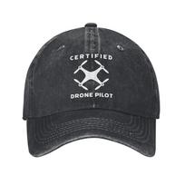Unisex Certified Drone Pilot DJIed Caps Wear Baseball Caps Classic  Snapback Hat Adjustable