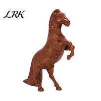 Large Capacity Snack Holder 3D Printed Standing Horse Figurines Popcorn Containers, Modern Desk Figure, Trojan Movie Night Container Sculpture Bucket