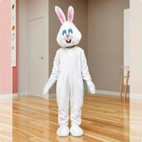 Hare Costume with Headpiece Soft and Cuddly Furry Bunny Suit for Children, Young S Doll Rabbit