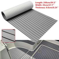Universal 17.7 X94.5 EVA Foam Teak Sheet Marine Flooring Yacht Boat Car Truck RV Decking Self-Adhesive Pad Thickness 0.24  Non absorption