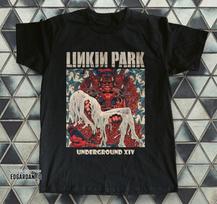 RARE! Linkin Park Underground XIV Album Band Black Unisex T-shirt Size S-5XL HOT Unisex T-Shirt XXXL gray