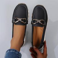 Women's Brown Loafers Blue Leather Driving Moccasins Black Casual Slip on Beige Plus Size Business Office Walking Shoes 36