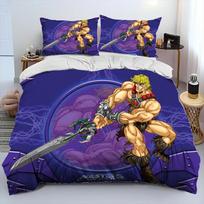 He Man and the Masters of the Universe Queen Size Bedding Set Duvet Cover Quilt Pillowcase Soft Comforter EU single(135x200cm)