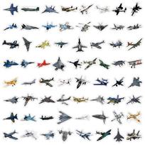60 Cartoon Fighter Plane Waterproof Stickers for Decorating Planners, Water Bottles, and Computers