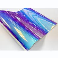 60cmX135cm Holografinis Vaivorykštės Irisuojantis Chromo Automobilio Lipduko Lakštas Lazerinis Dengimas Vinilo Plėvelė Automobilio Stilius Motociklo Lipdukas 60x135cm
