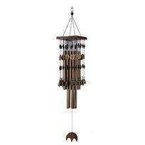 Metal Tube Wind Chime with Copper Bell Large Windchimes for Pati Outdoor Indoor