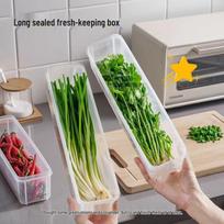 Cilantro & Scallion Fresh-keeping Box: Food Grade Storage for Herbs & Veggies