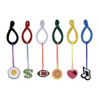 6PCS Ergonomic Pencil Grips Portable Cartoon Shape Students Learning Write Corrector Soft Handwriting Aid for Kids Handwriting