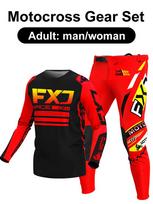 motocross gear set Enduro cross Jersey Pant Kits Racer Gear Set Off-road Mens Kits Women's mountain Downhill Motorcycle MX L-34