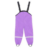 Breathable Kids Rain Pants Waterproof PU Overalls for Spring Outdoor 74