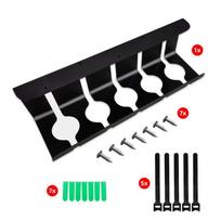 Large Capacity Under Desk Cable Management Tray Sturdy Strong Load-bearing Socket Strip Holder Black/White