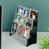 Acrylic Card Display Rack Lightweight Collection Riser Shelf Desk Organizer for Home Shop