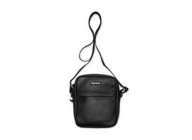 Supreme Leather Shoulder Bag Black (24FW) One-Size