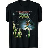 Unisex T Shirt Black Uriah Heep Demons And Wizards Album Art Print Music Fan Gift 100 Cotton Fashionable Casual Wear S įvairiaspalvis