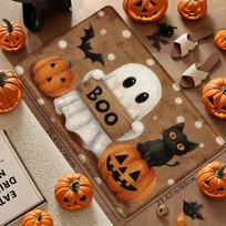 Halloween Pumpkin Ghost Carpet Kitchen Rug Bathroom Carpet For Live Room Sofa Carpet Doormat Rmat Bedside Rugs Home Decor 40X60CM
