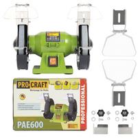 Stalinis dviejų diskų šlifuoklis „ProCraft PAE600”
