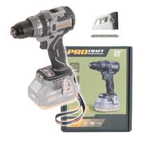 Akumuliatorinis gręžtuvas-suktuvas „ProCraft Industrial CD20Abb”