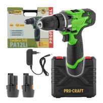 Akumuliatorinis gręžtuvas-suktuvas „ProCraft PA12Li”