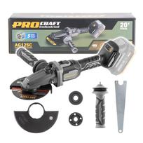 Akumuliatorinis kampinis šlifuoklis „ProCraft Industrial AG125C bb”