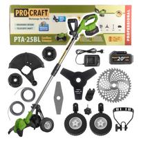 Akumuliatorinis trimeris „ProCraft PTA-25BL-1B”