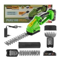 Akumuliatorinės žolės ir krūmų žirklės „ProCraft PGH2100”