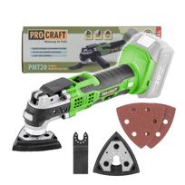 Akumuliatorinis daugiafunkcis osciliacinis šlifuoklis „ProCraft PMT20bb"