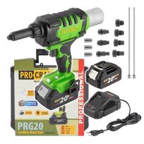 Akumuliatorinis kniedijimo pistoletas „ProCraft PRG20"