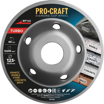 Deimantinis šlifavimo diskas „ProCraft WT125 Turbo"