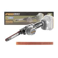 Akumuliatorinis juostinis šlifuoklis „ProCraft Industrial PFA20A-BB"