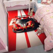 Car Game Carpet Cartoon Living Room Bedroom Kitchen Sofa Table Balcony Rug Non-slip Washable Mat Exquisite Home Ornaments 50X80CM