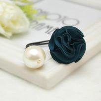 Fashion Cloth Art Rose Big Pearl Hair Rope KTB