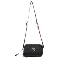 MLB New York Yankees Polyester Crossbody Bag Unisex Black Casual 3ACRM045N-50BKS Basic Set (Bag)