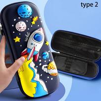 Stationery Gift Pen Bag Stress Relief Squeeze Toy 3D Pencil Case Fidget Toys Cartoon Push Bubble type 2