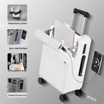 OEING Multi-functional Front-Opening Suitcase 24 inch