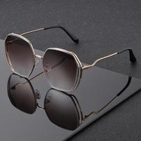 Trendy Metal Polygon Sunglasses Unisex Street Style Cyberpunk Sunnies for Men Women Perfect for Party Beach Holiday Gift ruda