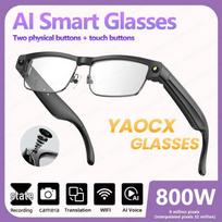 L802 Smart Glasses: 800W Pixel, Anti-Shake Video, Translation, AI Image Recognition, Bluetooth Calling