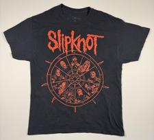 Slipknot Men’s Large Black Red Graphic Band Tee Numetal Y2K Unisex T-Shirt XXL