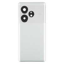 OEM Glass Battery Back Cover For Realme GT 6 Global, RMX3851 Phone Rear Cover with Camera Lens Cover Replacement Spare Part Fluid Silver