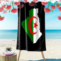 Algeria Print Beach Towel, Large Soft Quick Dry Towel for Beach Camping Swimming 70cmx140cm(27x55inch)