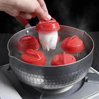Non-Stick Silicone Egg Poachers with Multi-Ply Design for Even Cooking 1pc