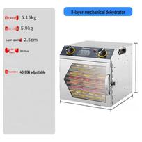ZISIZ Food Dehydrator with Knob Timer gray