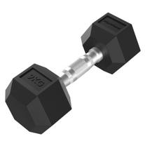 Tunturi Platinum Hex Rubber Dumbbell, 9kg