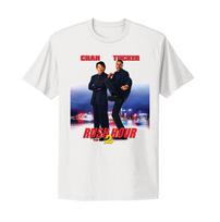 Rush Hour 2 Movie Poster T-shirt Jackie Chan Chris Tucker T-Shirt Unisex T-Shirt S