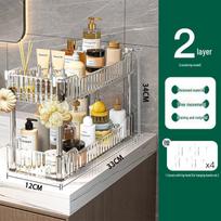 Compact Multi-Layer Mobile Storage Rack for Kitchen, Bedroom, or Bathroom