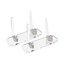 Acrylic Display Stand,Plate Stand for Display Easels Stand Display Holders for Card,Frame,Picture,Magazine,Book Phone 1