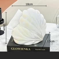 Lovely Heart Feather Shape Tissue Box Coffee Table Desk Decoration Feather Ceramic Tissue Box Bedside Table Paper Towel Case