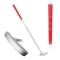 Light Weight Golf Putter Push Rod Three Section Detachable Golf Putter Portable Metal Handed Putter for Outdoor Sports